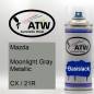 Preview: Mazda, Moonlight Gray Metallic, CX / 21R: 400ml Sprühdose, von ATW Autoteile West.
